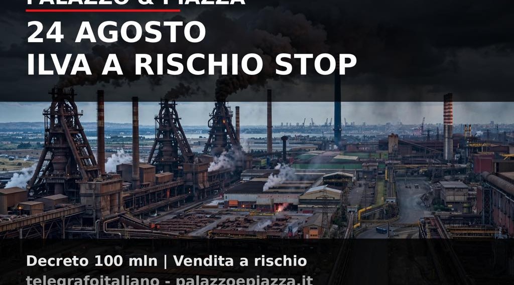 ILVA: 100 milioni per non chiudere. Ma il 24 agosto chiuderanno davvero. E la vendita salta.